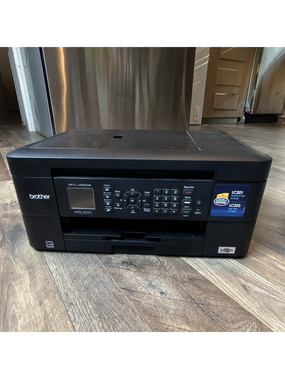 Brother MFC-J485DW All-in-One Inkjet Printer Wireless WiFi Tested WORKING